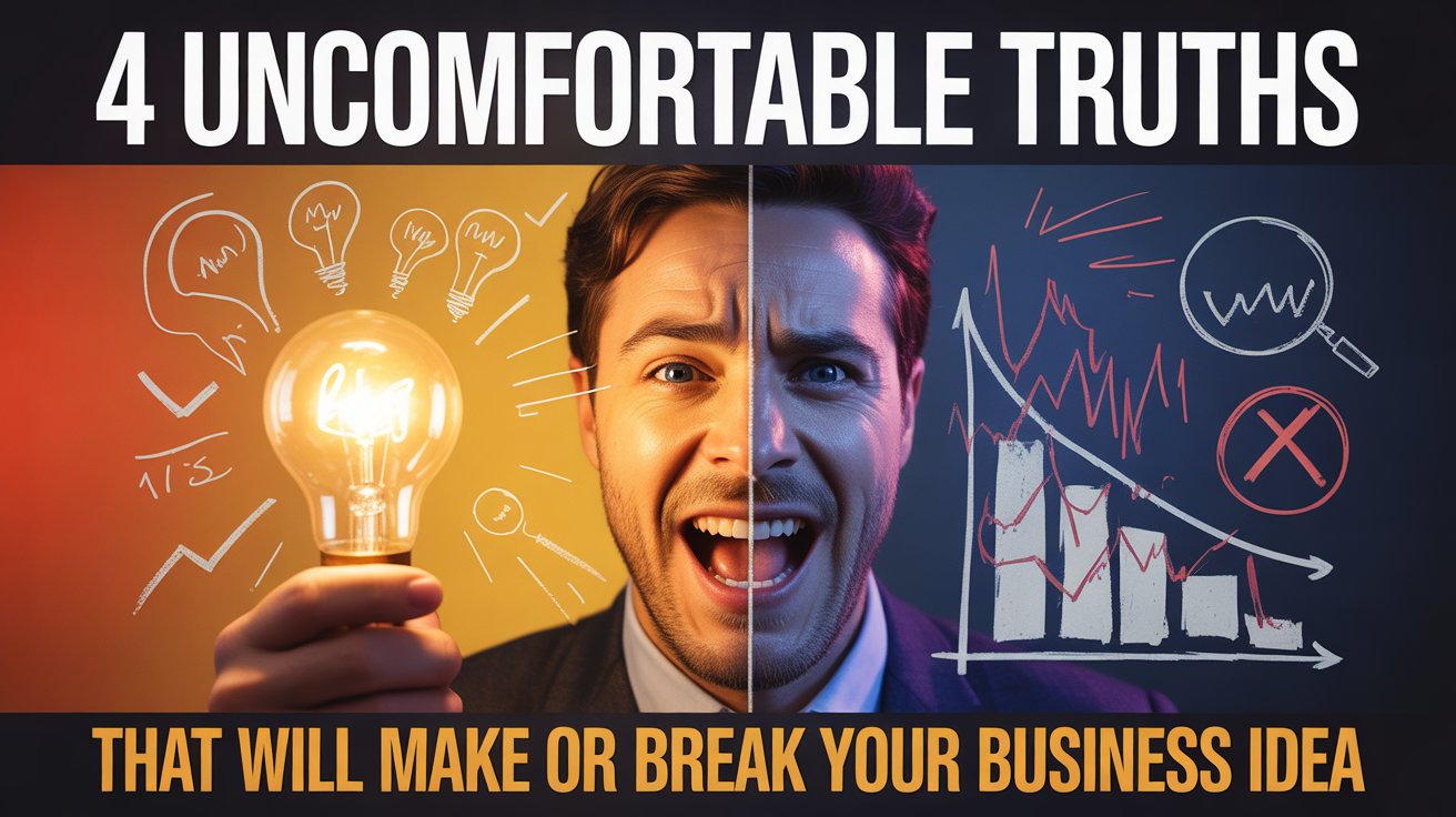 4 Uncomfortable Truths That Will Make or Break Your Business Idea